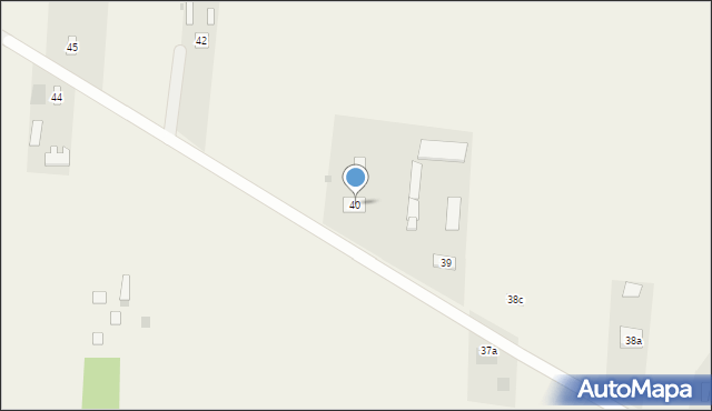 Krzesk-Majątek, Krzesk-Majątek, 40, mapa Krzesk-Majątek