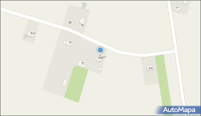 Krześlin, Krześlin, 83a, mapa Krześlin