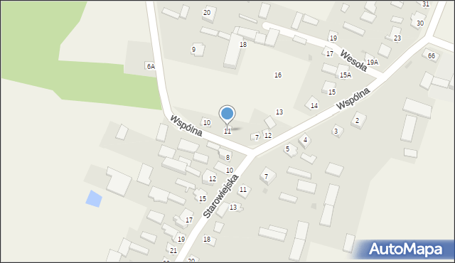 Krześlinek, Krześlinek, 11, mapa Krześlinek