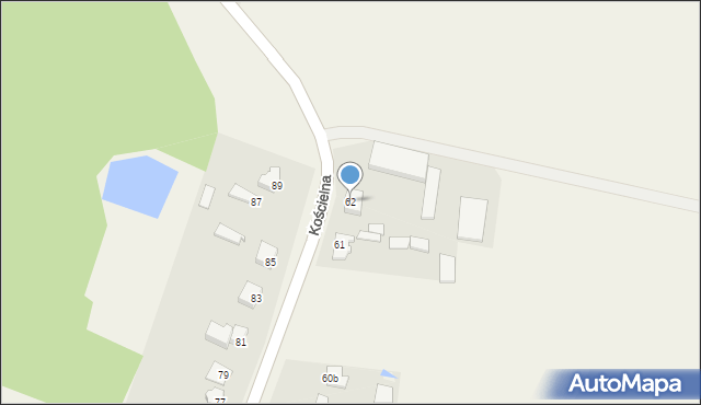 Krześlinek, Krześlinek, 62, mapa Krześlinek