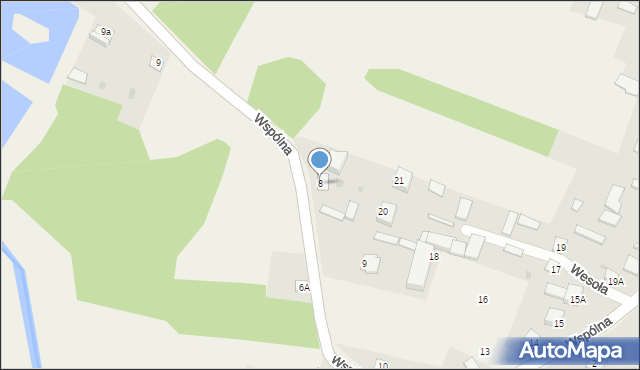 Krześlinek, Krześlinek, 8, mapa Krześlinek