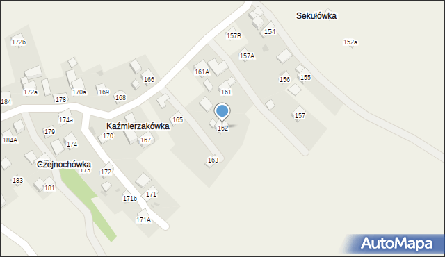 Krzeszów, Krzeszów, 162, mapa Krzeszów