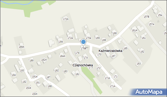 Krzeszów, Krzeszów, 174a, mapa Krzeszów