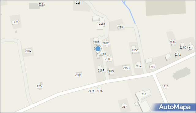 Krzeszów, Krzeszów, 218D, mapa Krzeszów