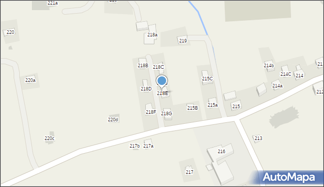 Krzeszów, Krzeszów, 218E, mapa Krzeszów