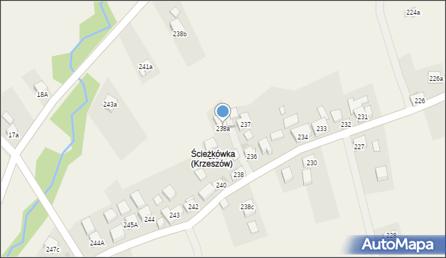 Krzeszów, Krzeszów, 238a, mapa Krzeszów