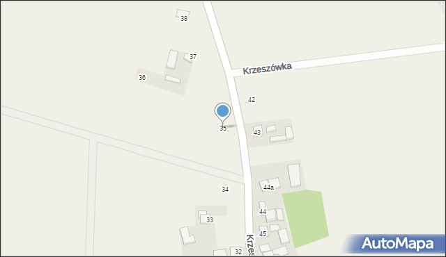 Krzeszówka, Krzeszówka, 35, mapa Krzeszówka