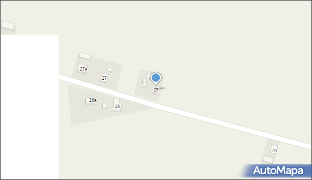 Krzewata, Krzewata, 25, mapa Krzewata