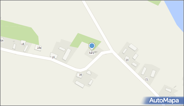 Krzewent, Krzewent, 64/1, mapa Krzewent