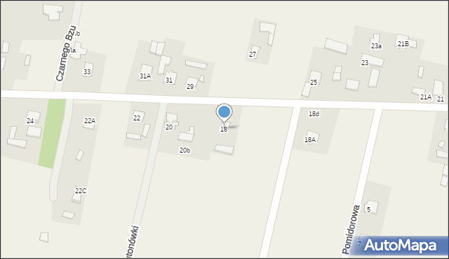 Krzewina, Krzewina, 18, mapa Krzewina