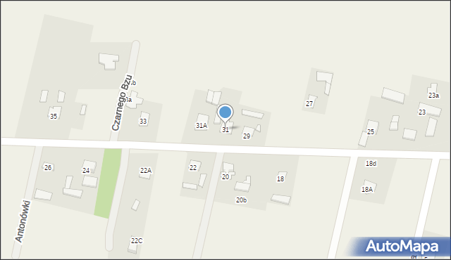 Krzewina, Krzewina, 31, mapa Krzewina