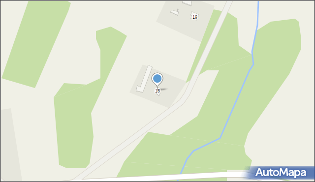 Krzewno, Krzewno, 18, mapa Krzewno