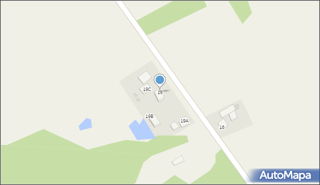 Krzykały, Krzykały, 19, mapa Krzykały
