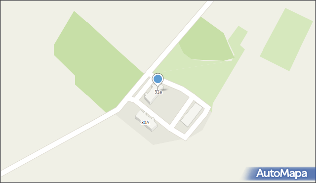 Krzyków, Krzyków, 31a, mapa Krzyków