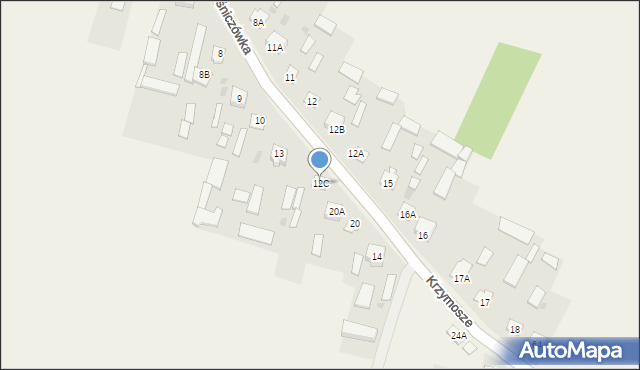 Krzymosze, Krzymosze, 12C, mapa Krzymosze