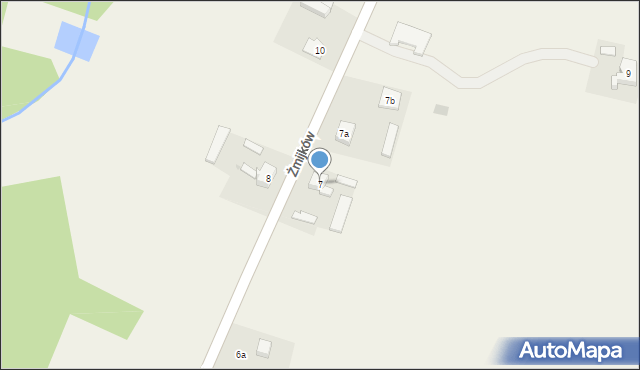 Krzyszkowice, Krzyszkowice, 7, mapa Krzyszkowice