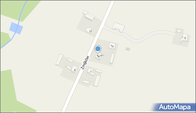 Krzyszkowice, Krzyszkowice, 7a, mapa Krzyszkowice