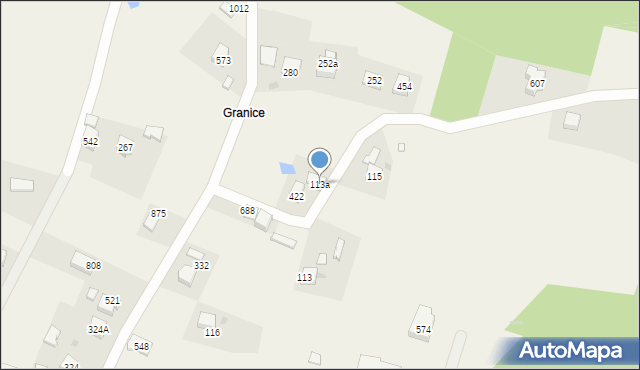 Krzyszkowice, Krzyszkowice, 113a, mapa Krzyszkowice