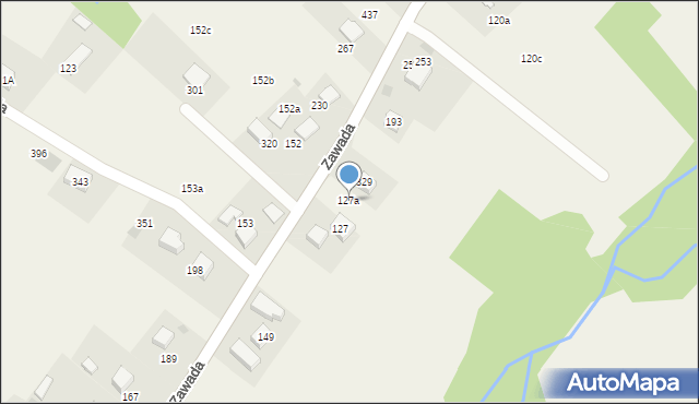 Krzyszkowice, Krzyszkowice, 127a, mapa Krzyszkowice