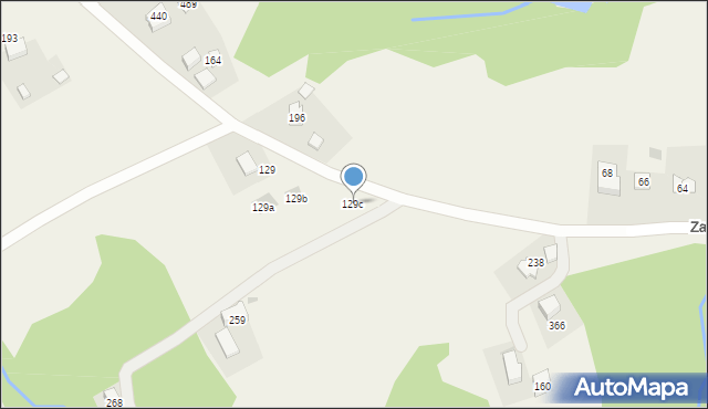 Krzyszkowice, Krzyszkowice, 129c, mapa Krzyszkowice