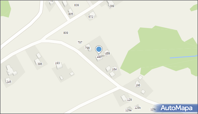 Krzyszkowice, Krzyszkowice, 440, mapa Krzyszkowice