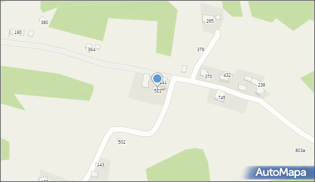 Krzyszkowice, Krzyszkowice, 521, mapa Krzyszkowice