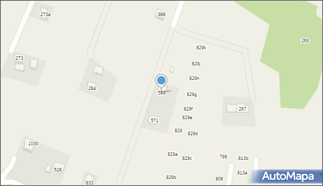 Krzyszkowice, Krzyszkowice, 569, mapa Krzyszkowice