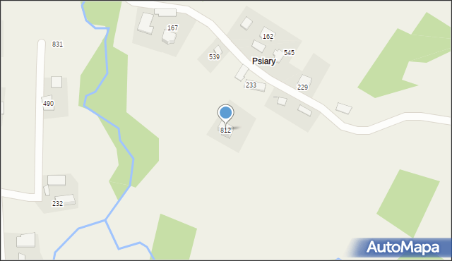 Krzyszkowice, Krzyszkowice, 812, mapa Krzyszkowice