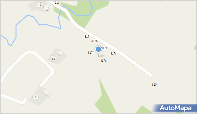 Krzyszkowice, Krzyszkowice, 817e, mapa Krzyszkowice