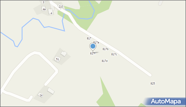 Krzyszkowice, Krzyszkowice, 817f, mapa Krzyszkowice