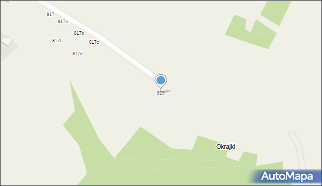 Krzyszkowice, Krzyszkowice, 825, mapa Krzyszkowice
