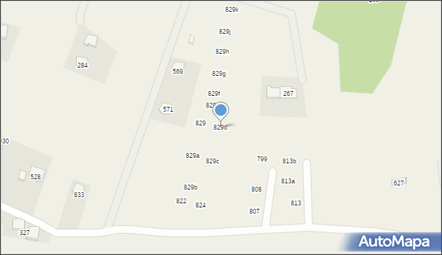 Krzyszkowice, Krzyszkowice, 829d, mapa Krzyszkowice