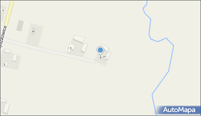 Krzyszkowice, Krzyszkowice, 6, mapa Krzyszkowice