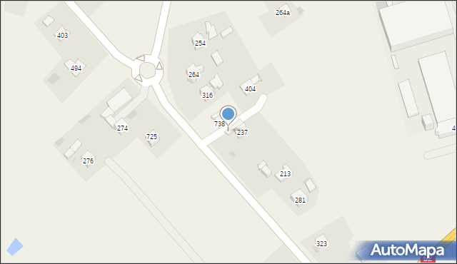 Krzywaczka, Krzywaczka, 237A, mapa Krzywaczka