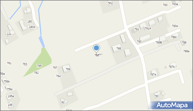 Krzywaczka, Krzywaczka, 766, mapa Krzywaczka