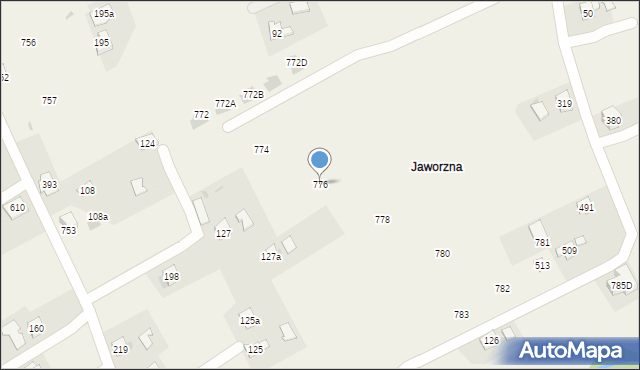 Krzywaczka, Krzywaczka, 776, mapa Krzywaczka