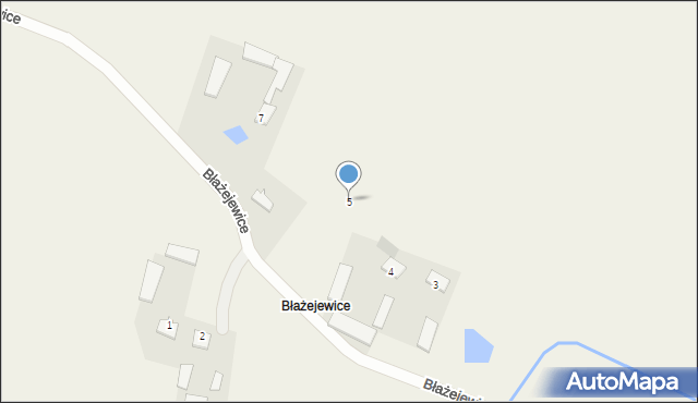 Krzywanice, Krzywanice, 5, mapa Krzywanice