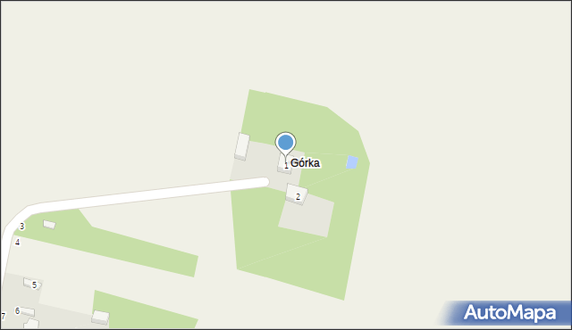 Krzywanice, Krzywanice, 1, mapa Krzywanice