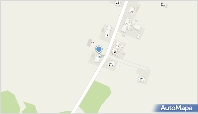 Krzywczyce, Krzywczyce, 16, mapa Krzywczyce