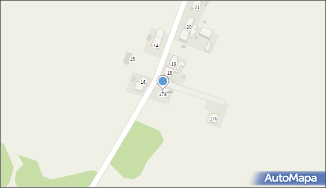 Krzywczyce, Krzywczyce, 17a, mapa Krzywczyce