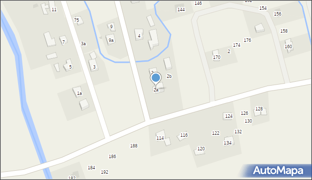 Krzywe Koło, Krzywe Koło, 2a, mapa Krzywe Koło
