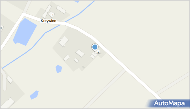 Krzywiec, Krzywiec, 3, mapa Krzywiec