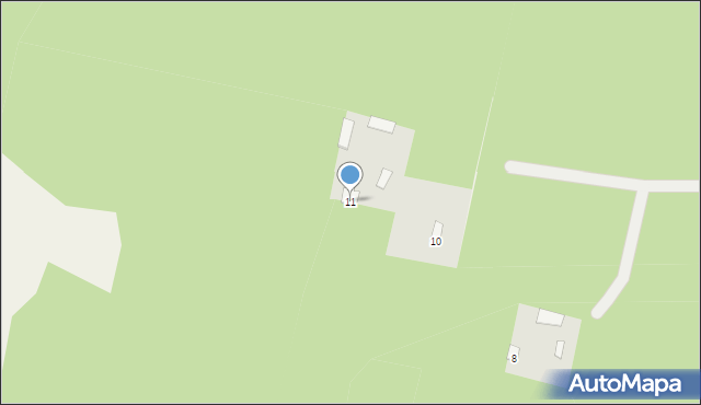 Krzywy Dąb, Krzywy Dąb, 11, mapa Krzywy Dąb
