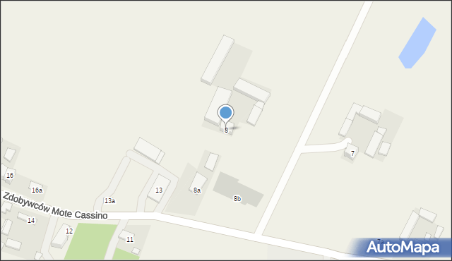 Krzyżanów, Krzyżanów, 8, mapa Krzyżanów