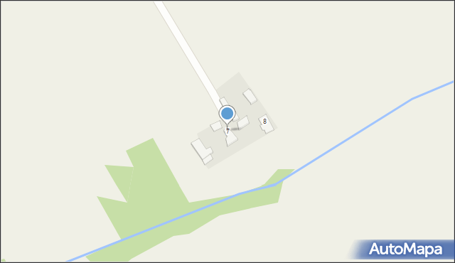 Krzyżanowice Średnie, Krzyżanowice Średnie, 7, mapa Krzyżanowice Średnie