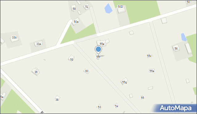 Krzyżówki, Krzyżówki, 55f, mapa Krzyżówki
