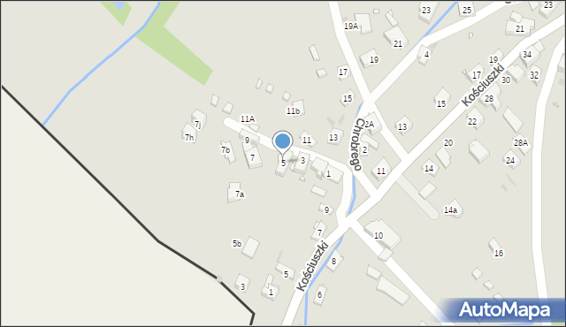 Kudowa-Zdrój, Króla Bolesława Chrobrego, 5, mapa Kudowa-Zdrój