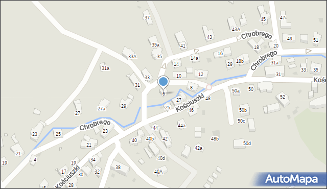 Kudowa-Zdrój, Króla Bolesława Chrobrego, 6, mapa Kudowa-Zdrój