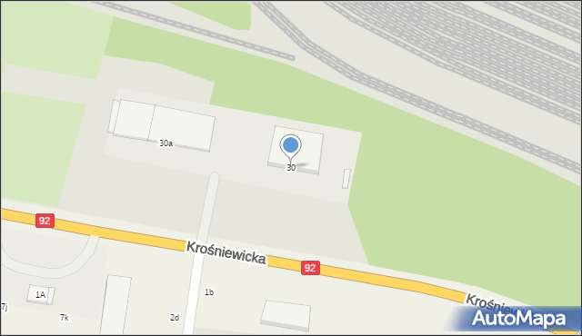 Kutno, Krośniewicka, 30, mapa Kutno