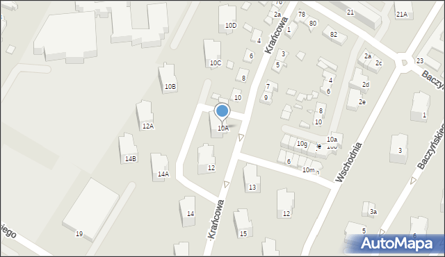 Kwidzyn, Krańcowa, 10A, mapa Kwidzyn